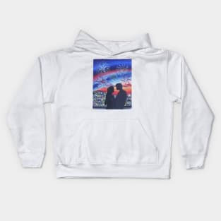 Romantic hand drawn Kids Hoodie